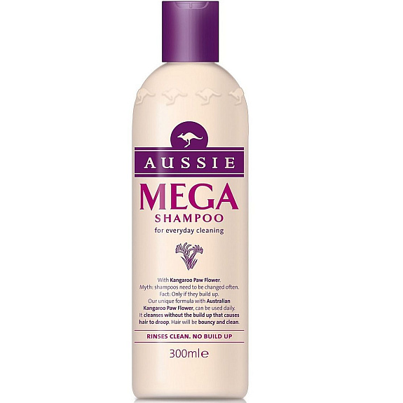 Шампунь для ежедневного применения Aussie Mega Instant, 300 мл