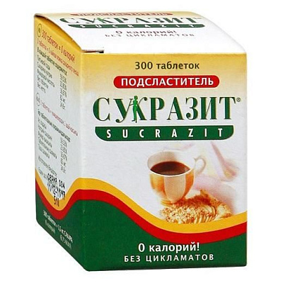Подсластитель заменитель сахара Сукразит, 300 шт