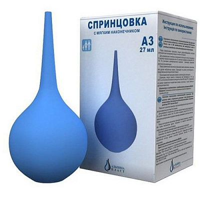 Спринцовка а3 с мягким наконечником Альпина пласт, 27 мл