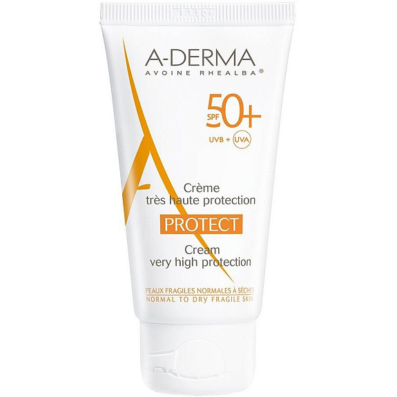 Солнцезащитный крем A-Derma Protect SPF50+, 40 мл