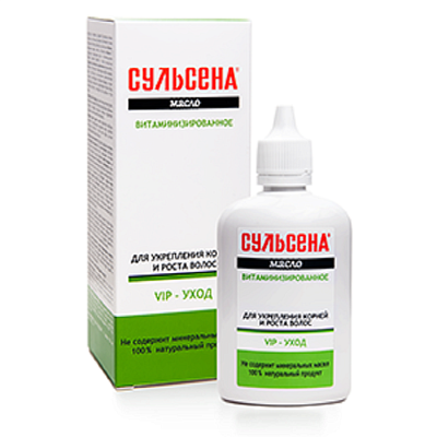 Масло витаминизированное для укрепления корней и роста волос сульсена Амальгама Люкс, 100 мл