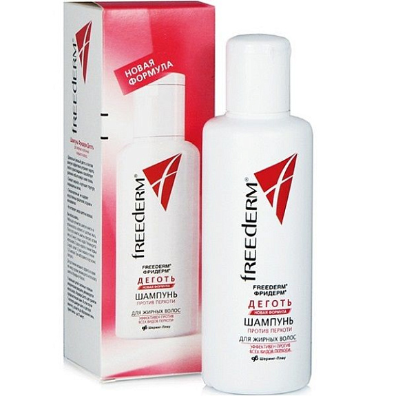 Дерматологический шампунь Freederm Дёготь против перхоти для жирных волос, 150 мл