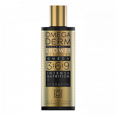Гель-масло для душа Omegaderm 3-6-9 Intense Nutrition & Hydration Интенсивное питание и увлажнение, 250 мл
