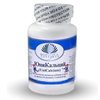 ЮниКальций, Профилактика рахита и замедленного роста, Альтера Холдинг, 900 мг, 60 таблеток