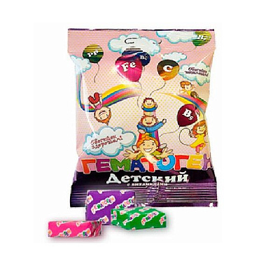 Детский гематоген с витаминами, 100 г.