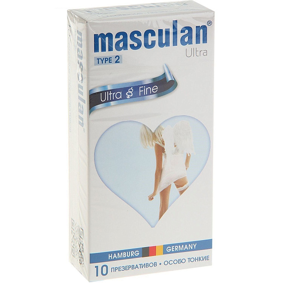 Презервативы Masculan 2 Ultra & Fine Особо тонкие, 10 шт