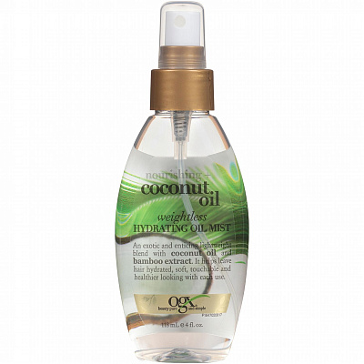 Легкое увлажняющее масло-спрей с кокосовым маслом OGX, 118 мл