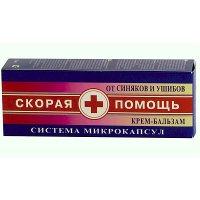 Крем-бальзам от синяков и ушибов Скорая помощь, 75 мл