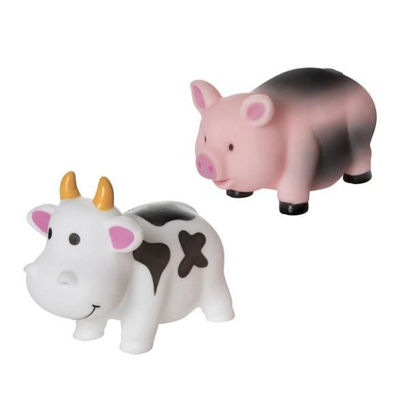 Набор игрушек для ванны игрушки-грязнушки Курносики, 2 шт