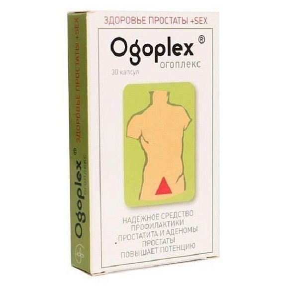 Средство для профилактики простатита и аденомы простаты Огоплекс +, 30 шт