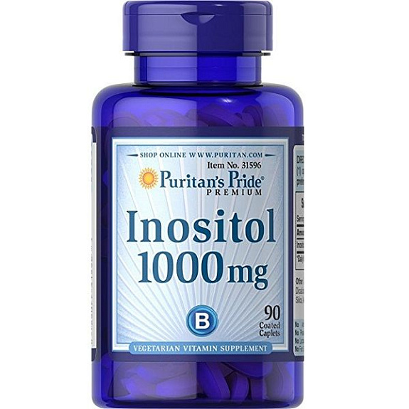 Инозитол Inositol Puritan's Pride 1000 мг, 90 шт