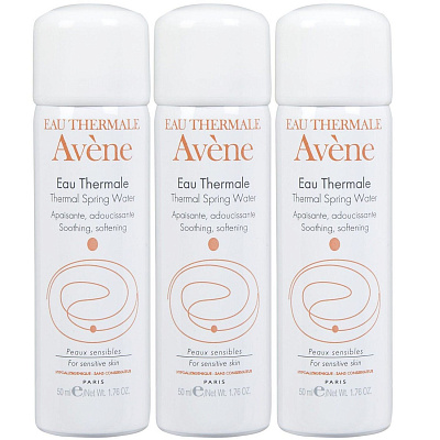 Набор термальной воды Avene 50 мл, 3 шт