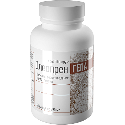 Олеопрен Гепа, Улучшение работы печени и восстановления ее клеток, Арт Лайф, 60 капсул
