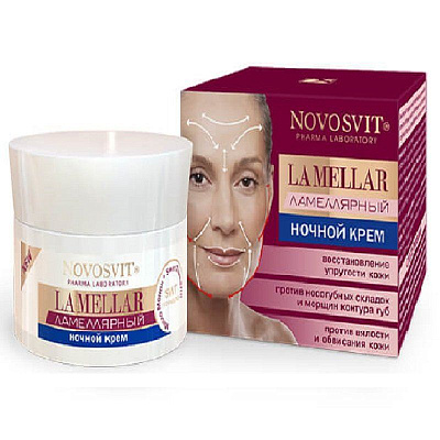 Крем ламеллярный ночной La Mellar восстановление упругости кожи Novosvit, 50 мл
