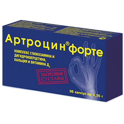 Артроцин Форте Профилактики развития остеопороза РИА «Панда», 350 мг, 36 капсул
