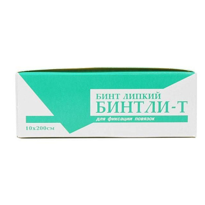 Бинт липкий проницаемый (бинтли-т) 10см х 200см Пальма, 1 шт