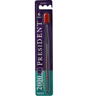 Зубная щетка President Profi 2000 medium 6 мил