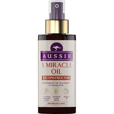 Масло для волос Aussie 3 Miracle Oil Reconstructor, 250 мл