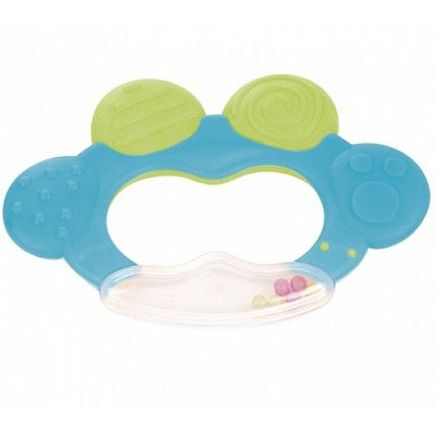 Погремушка с эластичными прорезывателем лягушка Canpol Babies