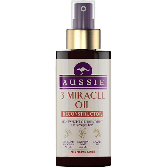 Масло для волос Aussie 3 Miracle Oil Reconstructor, 250 мл