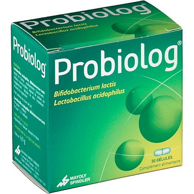 Препарат Пробиолог для восстановления баланса микрофлоры кишечника, 30 шт