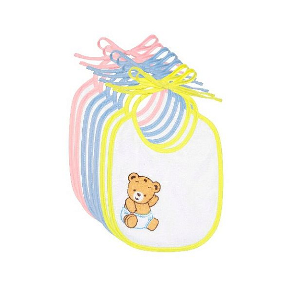 Слюнявчик набор Курносики, 7 шт