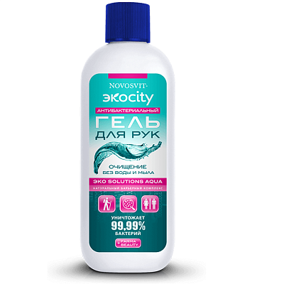 Антибактериальный гель для рук Novosvit Экосити, 50 мл