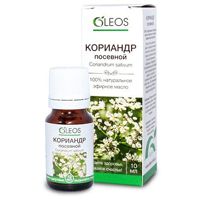 Эфирное масло кориандра Oleos, 10 мл