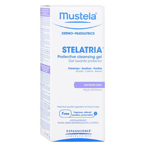 Гель очищающий защитный stelatria Mustela, 150 мл