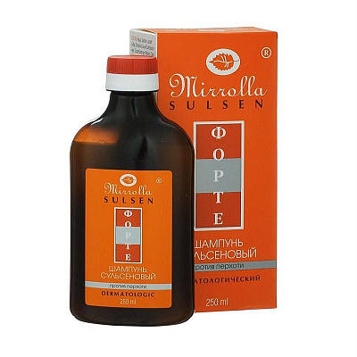 Шампунь сульсеновый против перхоти Миролла сульсен форте, 250 мл