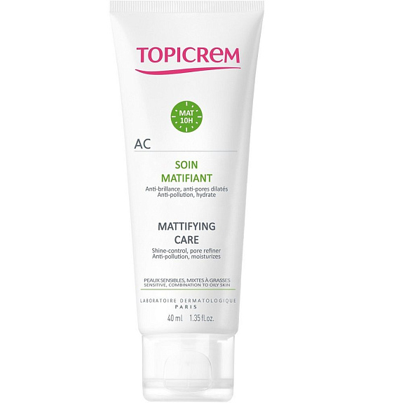 Topicrem АК матирующий уход для жирной и чувствительной кожи, 40 мл
