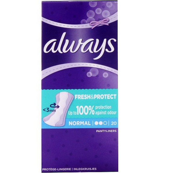 Ежедневные гигиенические прокладки Always Fresh & Protect Normal, 20 шт