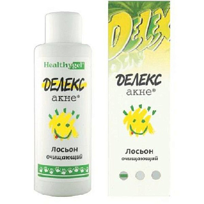 Очищающий лосьон от угрей Делекс-акне, 300 мл
