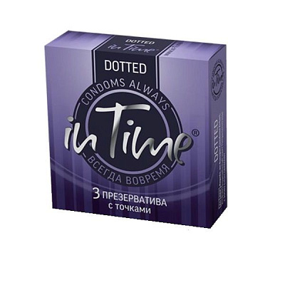 Презервативы с точками In Time Dotted, 3 шт