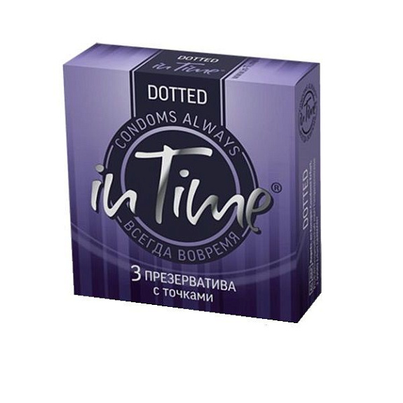 Презервативы с точками In Time Dotted, 3 шт