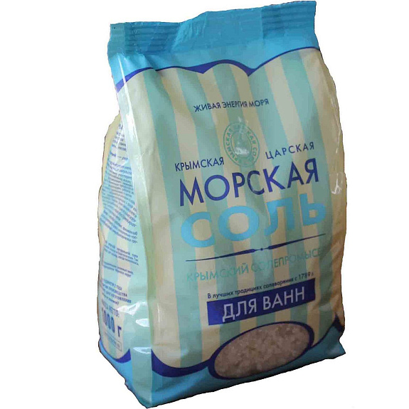 Морская соль для ванны Крымская царская, 1 кг
