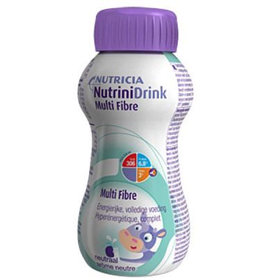 Nutridrink с пищевыми волокнами нейтральный вкус Nutricia, 200 мл