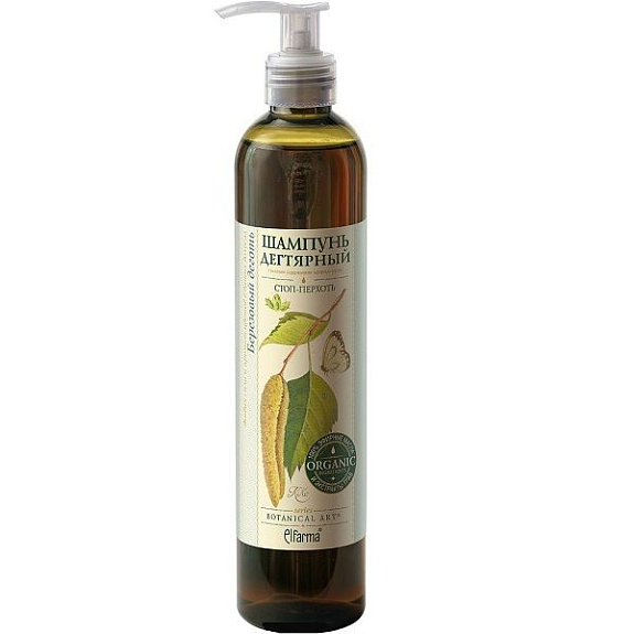 Дегтярный шампунь Botanical Art от перхоти с натуральным березовым дегтем, 350 мл