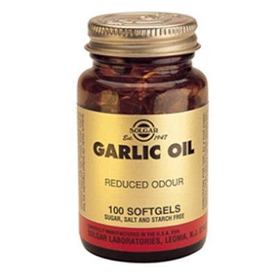 Чесночное масло «Перлес» от «Солгар» (Solgar) 1 мг, 100 капсул