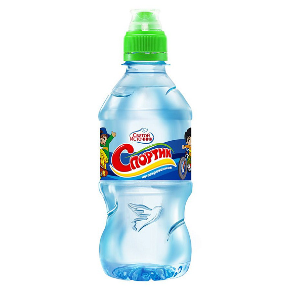 Вода питьевая детская негазированная спортик Святой Источник, 0.33 л