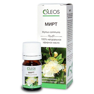 Эфирное масло мирта Oleos, 5 мл