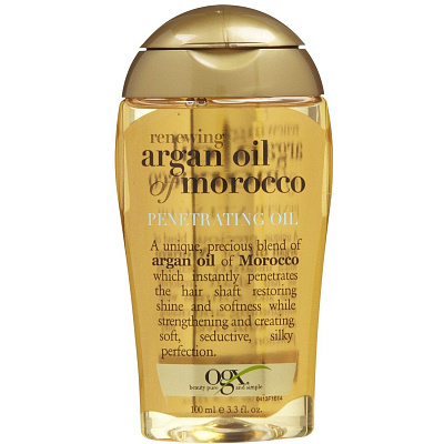 Аргановое масло марокко для глубокого восстановления волос OGX, 100 мл