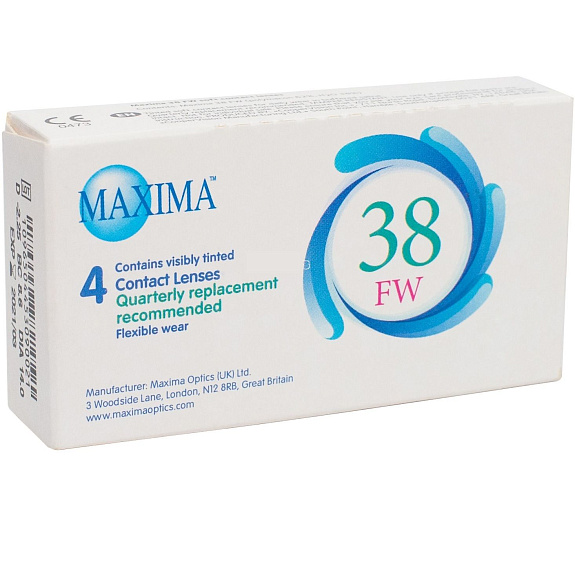 Контактные линзы Maxima 38 FW bc 8,6/14,0 -1.50, 4 шт