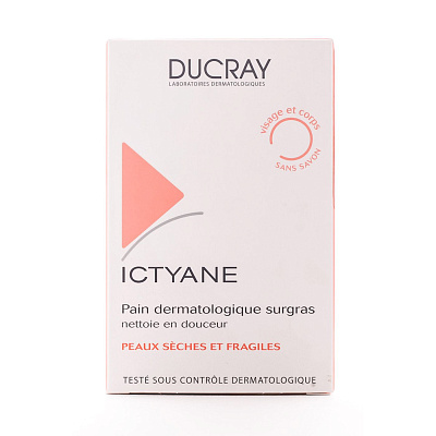 Мягкое мыло для сухой кожи Ictyane Ducray, 200 г