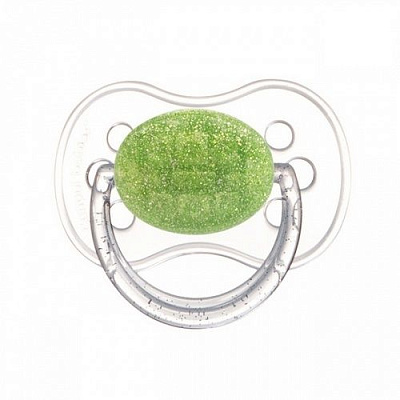 Пустышка латексная круглая Moonlight 0-6 мес. Canpol Babies, 1 шт