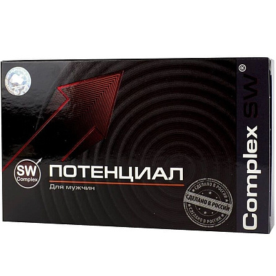 Комплекс для мужчин Потенциал SW Complex 400 мг, 30 капсул