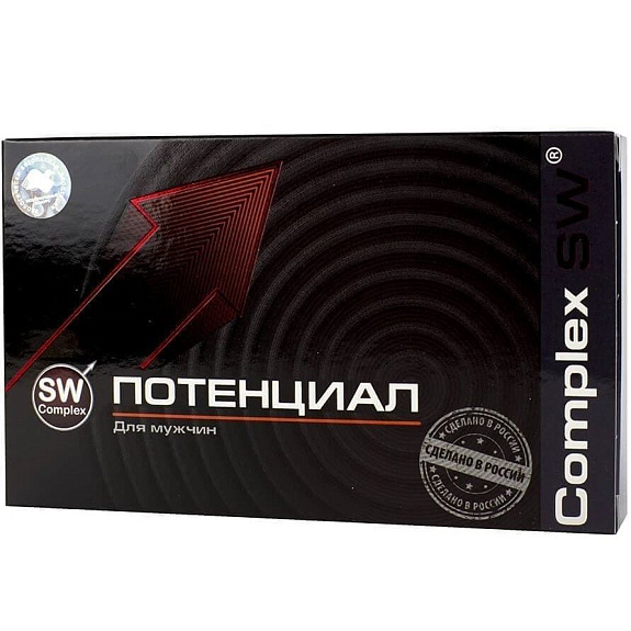 Комплекс для мужчин Потенциал SW Complex 400 мг, 30 капсул