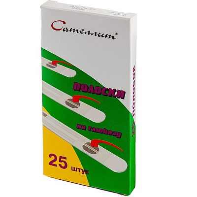Тест-полоски к экспресс-измерителю Сателлит ПКГ-02, 25 шт