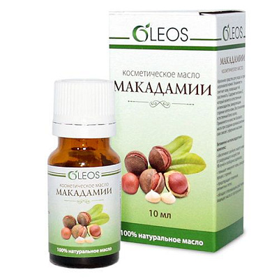 Косметическое масло макадамии Oleos, 10 мл