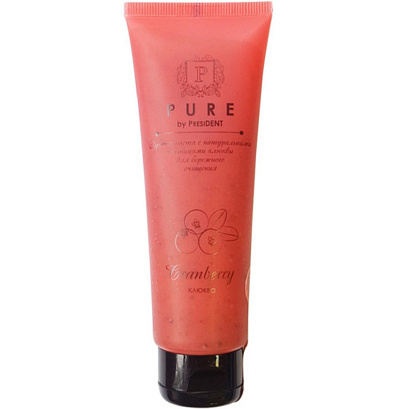 Зубная паста для ежедневного применения President Pure Cranberry Клюква, 115 г